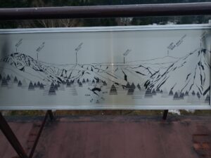 新穂高ロープウエイ山頂の地図の画像