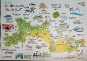 篠島のマップの画像